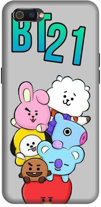 Vinsmoke Back Cover for Oppo A3s BT21, BTS, koya, RJ, Shooky, Mang, Chimmy, Tata, Cooky
