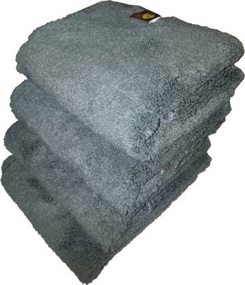 Sheen Grey,40X40CM,380GSM,PK4 Wet and Dry Microfiber Cleaning Cloth