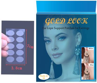 Gold Look Disposable Ear Lobe Support