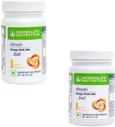 HERBALIFE AFRESH ENERGY DRINK LEMON GINGER FLEAVOR FOR WEIGHT LOSS Energy Drink