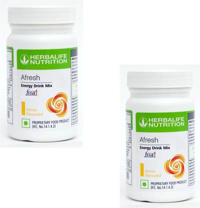 HERBALIFE Afresh Lemon Flavor 2 PIECES Energy Drink