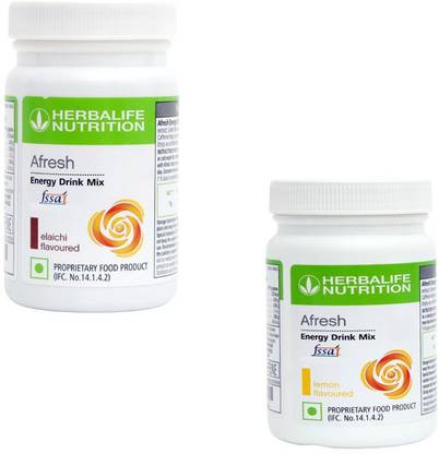 HERBALIFE AFRESH ENERGY DRINK ELAICHIRL LEMON FLAVOR FOR WEIGHT LOSS Energy Drink
