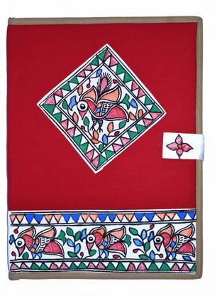 UMSAS Madhubani Painting Jute File folder