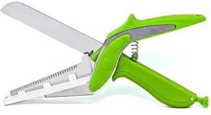 Joy In 1 Pc Stainless Steel Knife Smart Multipurpose Clever Cutter Kitchen Knife with Locking Hinge & SpringAction