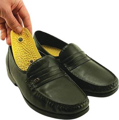 BFCF Men's and Women's Magnetic Acupressure Shoes Insoles Foot Massage Therapy Pain Relief Cuttable (1 pair| Rubber and Magnet Material) Massager