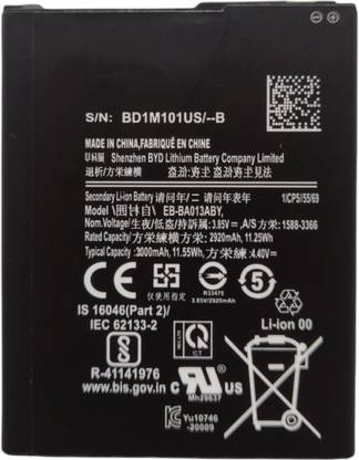 FULL CELL Mobile Battery For  Samsung Galaxy A01 Core SM-A013F EB-BA013ABY