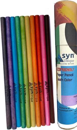 SYN UNIQUE SYN UNIQUE Color Paper pencil for writing drawing & sketching Pencil