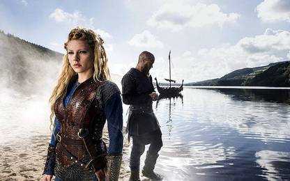 Vikings Tv Series Vikings Lagertha Lothbrok Katheryn Winnick Matte Finish Poster Paper Print
