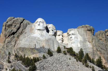 Mount Rushmore Poster Multicolor PhotoPaper Print (12 inch X 18 inch, Rolled) Photographic Paper