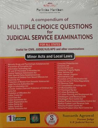A Compendium Of Multiple Choice Question For Judicial Service Examination (For All State) Useful For Civil Judge/HJs/APO And Other Examinations