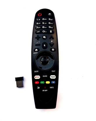 POOJA AN-MR650 LG SMART MAGIC WITH (USB),3D,NETFLIX,AMAZON,MY APPS (NO VOICE COMMAND) COMPATIBLE TO LG.Send old remote photo at 9822247789 whatsapp for verification. Remote Controller
