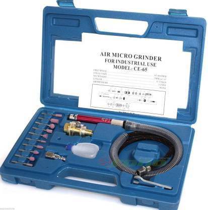 Digital Craft 16-Pieces High-Speed Micro Air Die Grinder Kit Rotary Tool