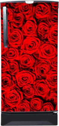 Wall Attraction 60.96 cm Single Door Refrigerator Single Door Sticker 60X121 CM Self Adhesive Sticker