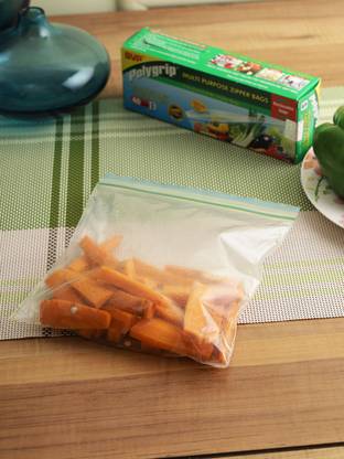 Svp PE COLOR ZIPPER BAGS Reusable ( Small + Medium + Large ) 80 Bags Plastic Storage Pouch