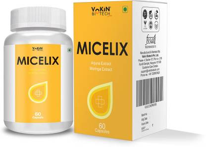 Vokin Biotech MiceLix With Arjuna Extract & Moringa Extract Support Heart Health & Boosts Energy