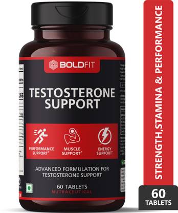 BOLDFIT Testosterone For Men, Testo Booster Power Support Tablets Supplement