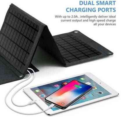 VMAXTEL Solar Panel Battery Charger with USB Port Portable Outdoor for Mobile Phone Worldwide Adaptor