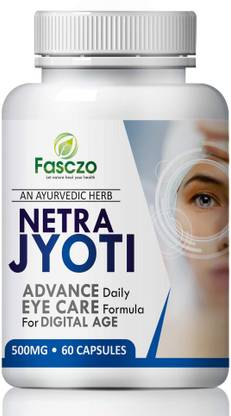 Fasczo Netra Jyoti Capsules With Minerals For Enhance Retina & Improves Night Vision