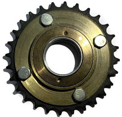 HUMSER 28 Teeth With Freewheel Split-Type E-Rickshaw Chain Sprocket (116MMX5MM) 28 Teeth Sprocket