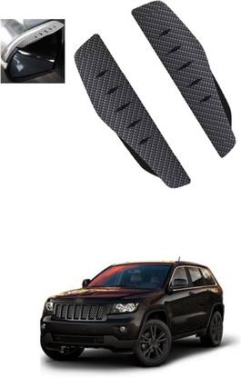 PRTEK Carbon Mirror Rain Visor Smoke Guards Rear View Side Mirror Rain Eyebrow 6 Car Mirror Rain Blocker