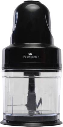 padmashree by PADMASHREE 250W with Variable Speed and Pure Copper Motor, Dual Layered Blade, 500ml Electric Vegetable & Fruit Chopper