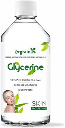 orgraina Pure & Refined Glycerine Liquid For Soft & Glowing Skin/Perfect Skin Moisturizer Face Wash
