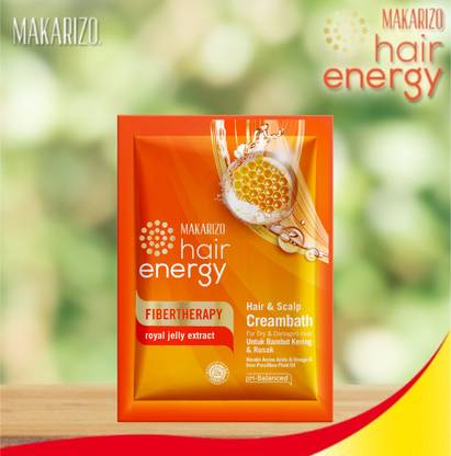 Makarizo Hair Energy Fibertherapy Royal Jelly Creambath