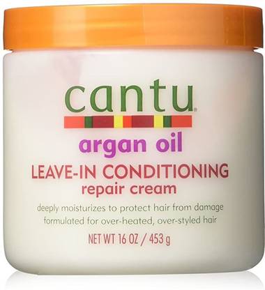 Cantu Shea Butter ARGAN OIL LEAVE-IN CONDITIONING REPAIR CREAM