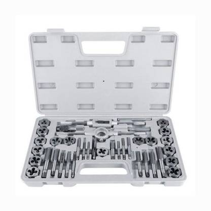 Pro TOOL WORLD 40 PC TAP AND DIE SET CARBON THREADING SET TOOL WORLD 40 PC TAP AND DIE SET CARBON THREADING SET