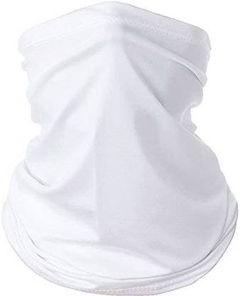 CTM White Full Face mask Cover (Cycling, Biking, Running,Sports for Men's & Women's Elevation Training Mask