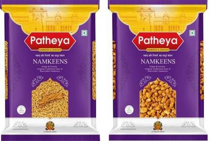 Patheya BHUJIYA AND Hing Sing Bhujia SNACKS COMBO ( 400 g each) Combo