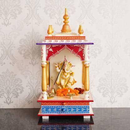 kamdhenu art and craft Engineered Wood Home Temple