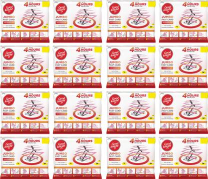 Godrej Good Knight Jumbo Fast Card 10 Cards Each (Pack of 16)