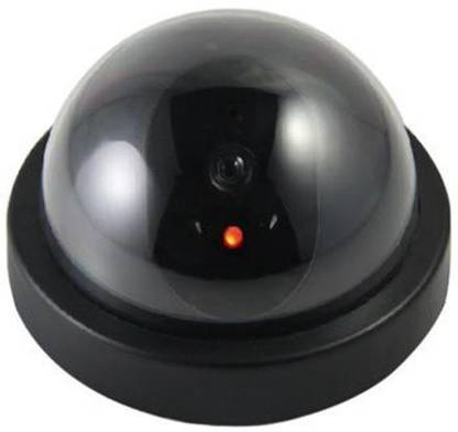 Smitex Dummy Fake Security CCTV Dome Camera with Flashing Red LED Light Security Camera