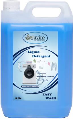 javiro Liquid Detergent 5 Liter, Suitable for Top-Load & Front Load Machine & Hand Wash Blossom Liquid Detergent