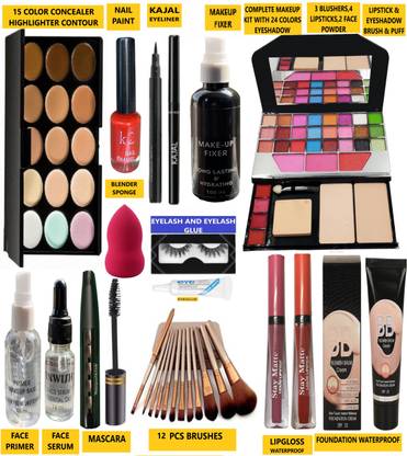 INWISH BEST QUALITY BRANDED PRODUCTS FACE MAKEUP COMBO SET OF 27
