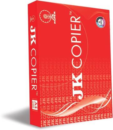 जक पेपर JK COPIER A4 Paper - 75GSM रेखाहीन A4 A4 पेपर