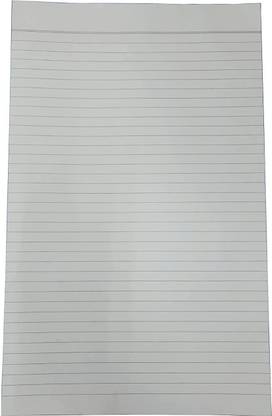 NEELGAGAN Answer Sheets Plain-Dasta, 80 Pages (20 Sheets) Folded (17"x27") Ruled 17"x27" 70 gsm A4 paper