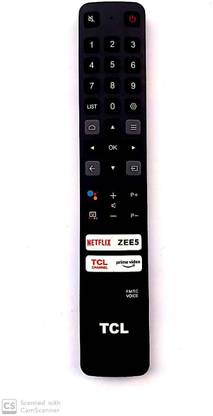 POOJA FMRC VOICE COMMAND (NETFLIX,ZEE5,TCL CHANNEL,PRIME VIDEO) COMPATIBLE TO TCL ANDROID LED Send old remote photo at 9822247789 whatsapp Remote Controller