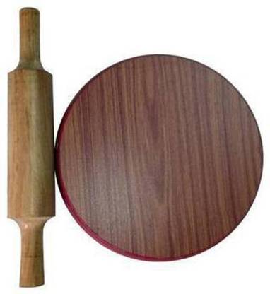 BMTRADERS WOODEN CHAKLA BELAN Rolling Pin & Board