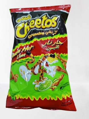 Cheetos Flaming Hot lime Crunchy
