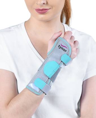 TYNOR Wrist Splint Ambidextros, Grey, Large, 1 Unit Wrist Support