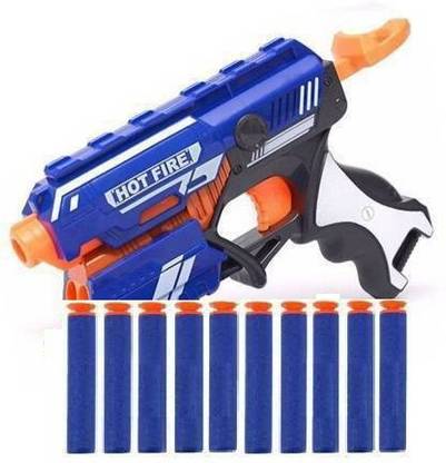 MECDOIT INTERNATIONAL Soft_Bullet Shooting Pistol Toy_Gun 10 Suction Darts Bullet.0010 Guns & Darts Gag Toy