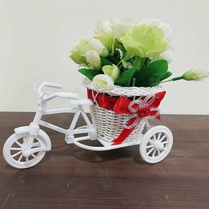 AWANI TRENDS Multicolor Lily Artificial Flower  with Pot