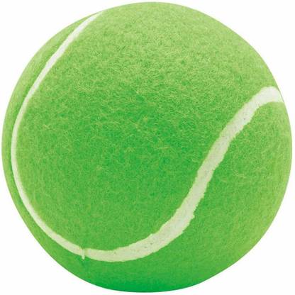ODD BALL Cricket Playing Canvas Tennis Ball (Green), Set of 6 Cricket Tennis Ball