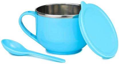 ALLTECK IN Stainless Steel Soup Bowl Soup Bowl 1 Pcs Blue Disposable