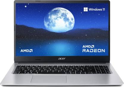 [For HDFC Bank Credit Card] Acer Aspire 3 Ryzen 3 Dual Core 3250U – (8 GB/512 GB SSD/Windows 11 Home) A315-23 Laptop  (15.6 inch, Pure Silver, 1.9 kg)