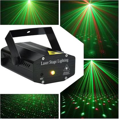 FINGER THREE Mini Laser Projector Stage Light Dj Light Disco Light Party Light Shower Laser Light