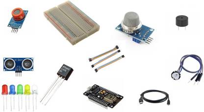 Novation HUB Bio Medical Kit with Node,Pulse Sensor,LM35,MQ135 with E learning content Educational Electronic Hobby Kit
