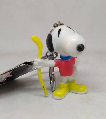 lindasgifts Snoopy With Stick KEY CHAIN Key Chain